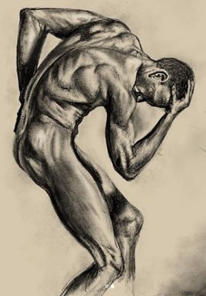 A picture of The realistic sketch drawn by David Hornsby.